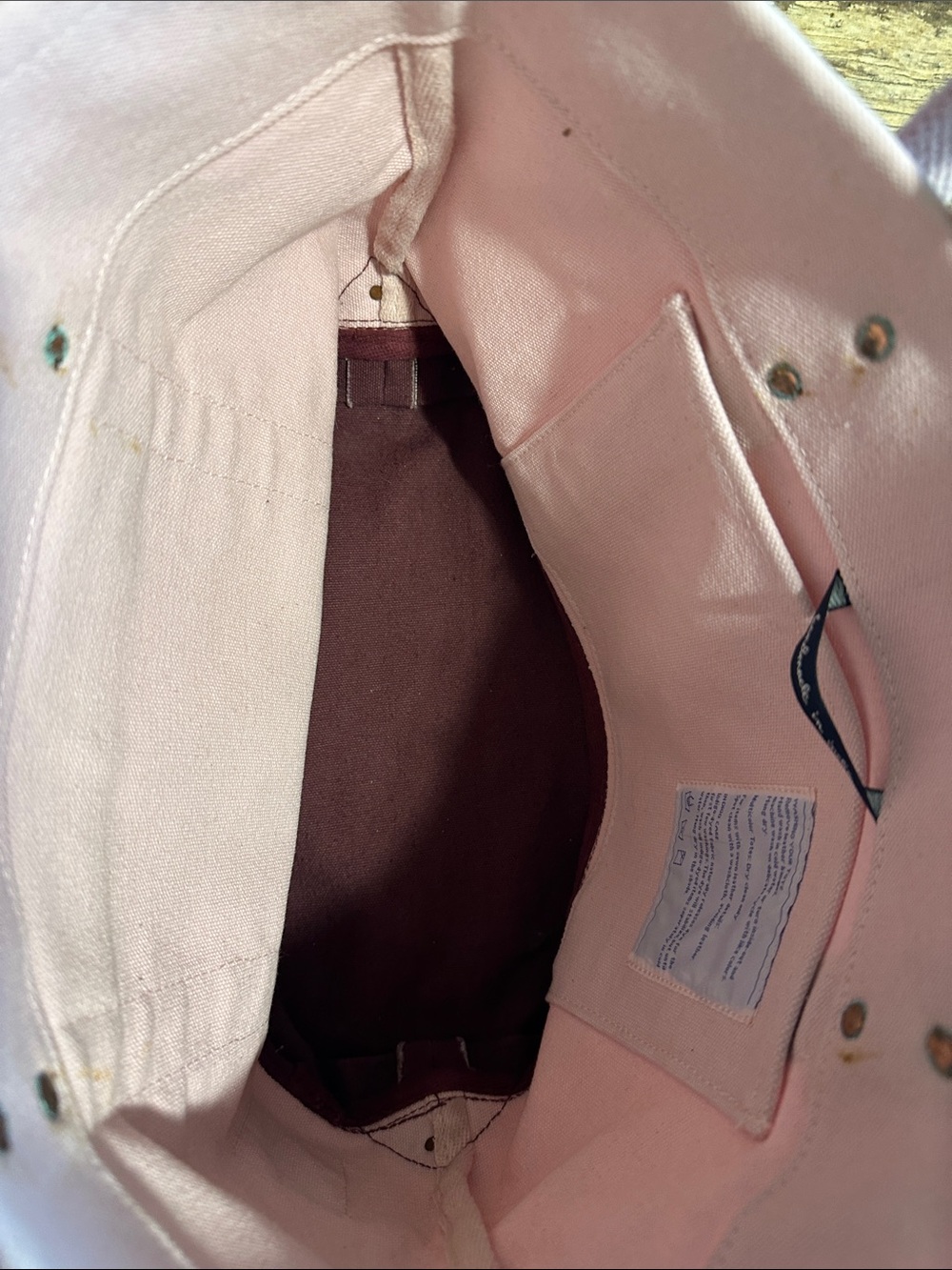 IMMODEST COTTON pink canvas tote bag - Picture 8 of 8